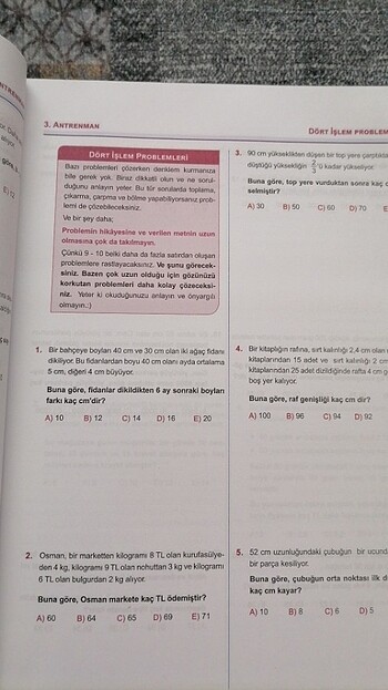  Beden Matematik test kitabı 