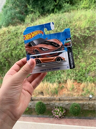 Hot wheels Corvette kutusu açık arabada Çizik yok