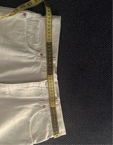 36 Beden beyaz Renk Denim şort