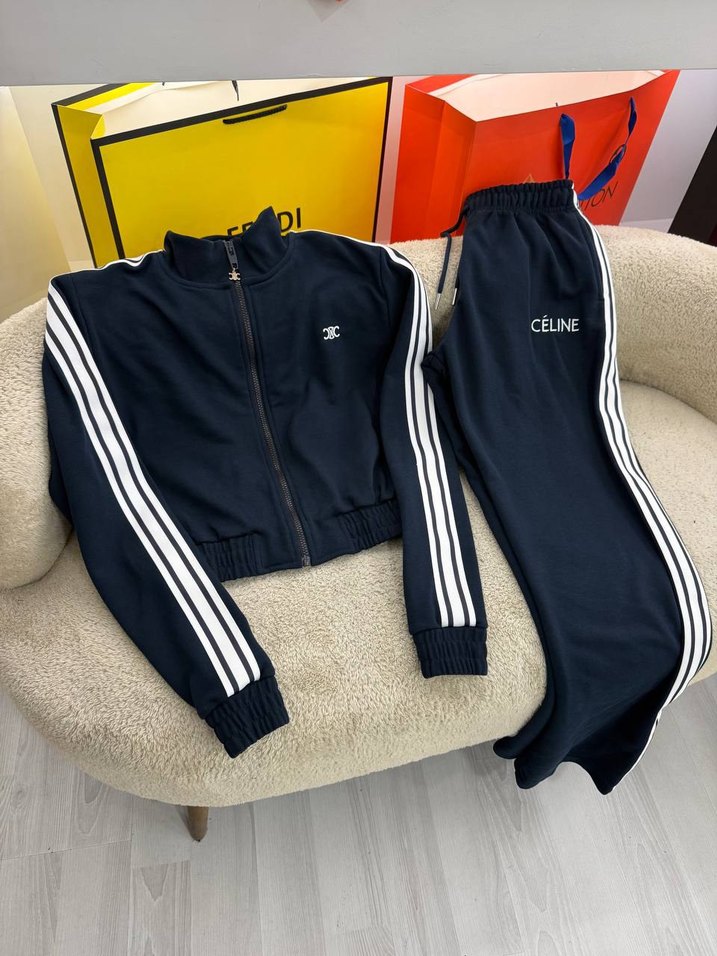 Celine Paris Siyah Kadın Eşofman Takımı - Görsel 2