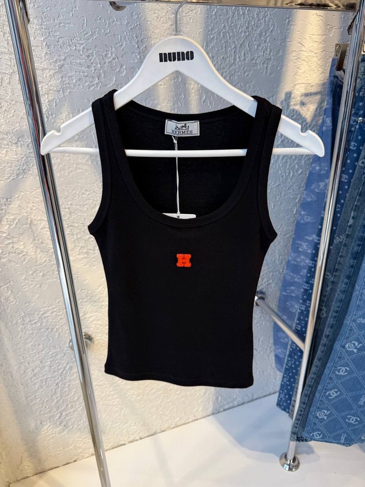 Siyah Mini Pamuklu Atlet Hermes - Görsel 3