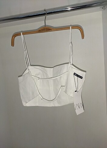 Zara Zara crop bluz