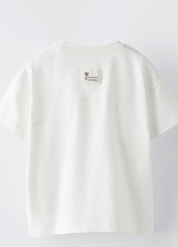 Zara Zara aplikeli t shirt 