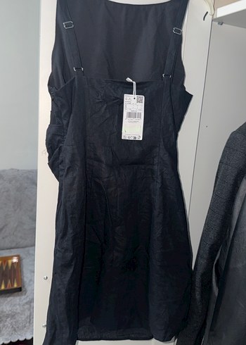 Siyah Kolsuz Keten Uzun Tulum - Görsel 8