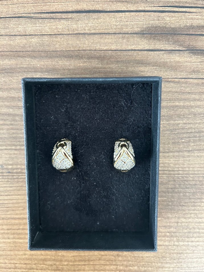 Gold Çelik Küpe - Görsel 3