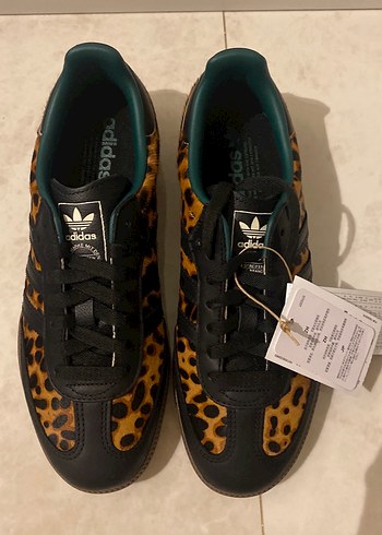 Orjinal Kadın Kahverengi Leopar Desenli Platform Spor Ayakkabı
