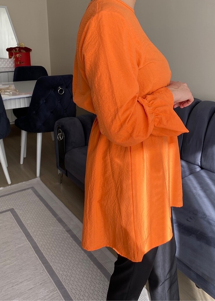 Bel lastikli tunik - Görsel 3