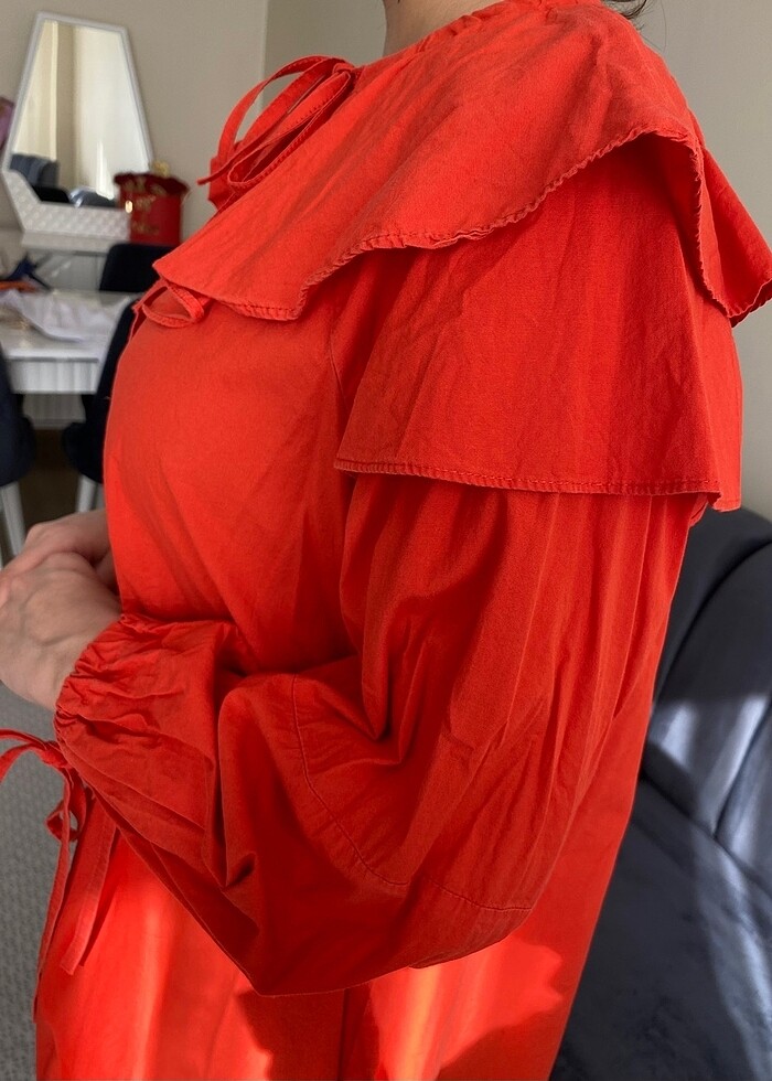 Bebe yaka kat kat gömlek - Görsel 2