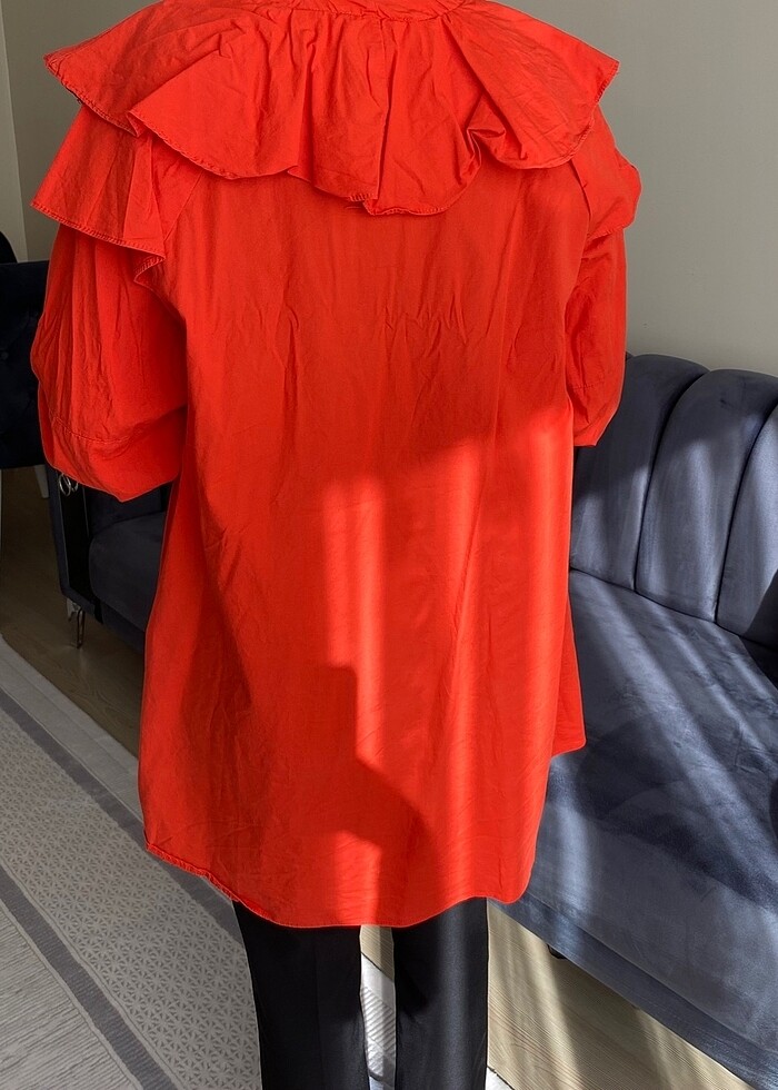 Bebe yaka kat kat gömlek - Görsel 3