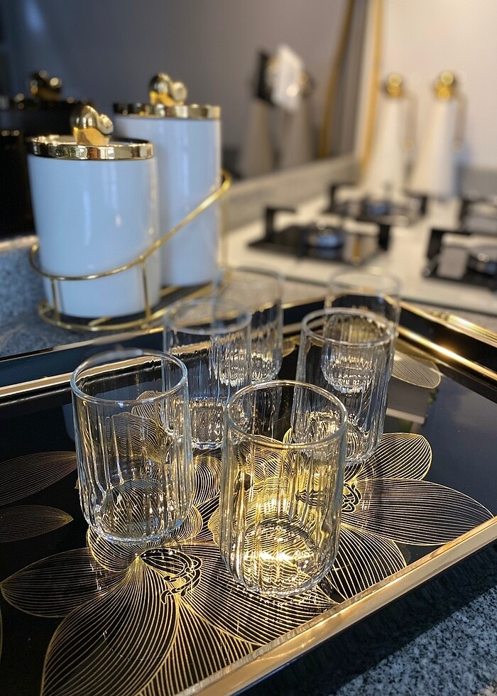 Altı kişilik kahve yanı su bardağı - Görsel 3