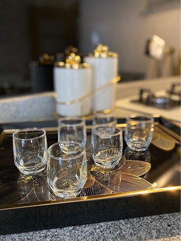 Altı kişilik kahve yanı su bardağı - Görsel 3