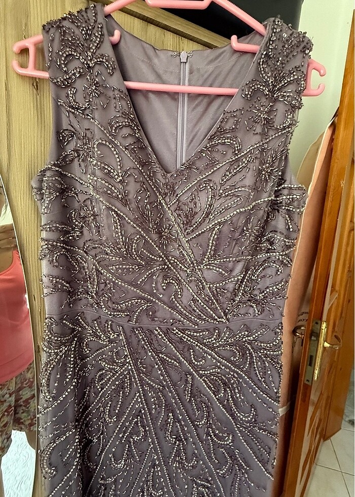 Abiye taşlı boncuklu - Görsel 4