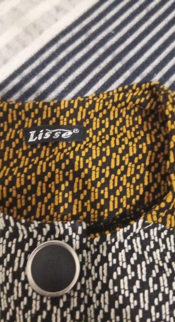 Bohem Desenli Boğazlı Triko Kadın panço - Görsel 3