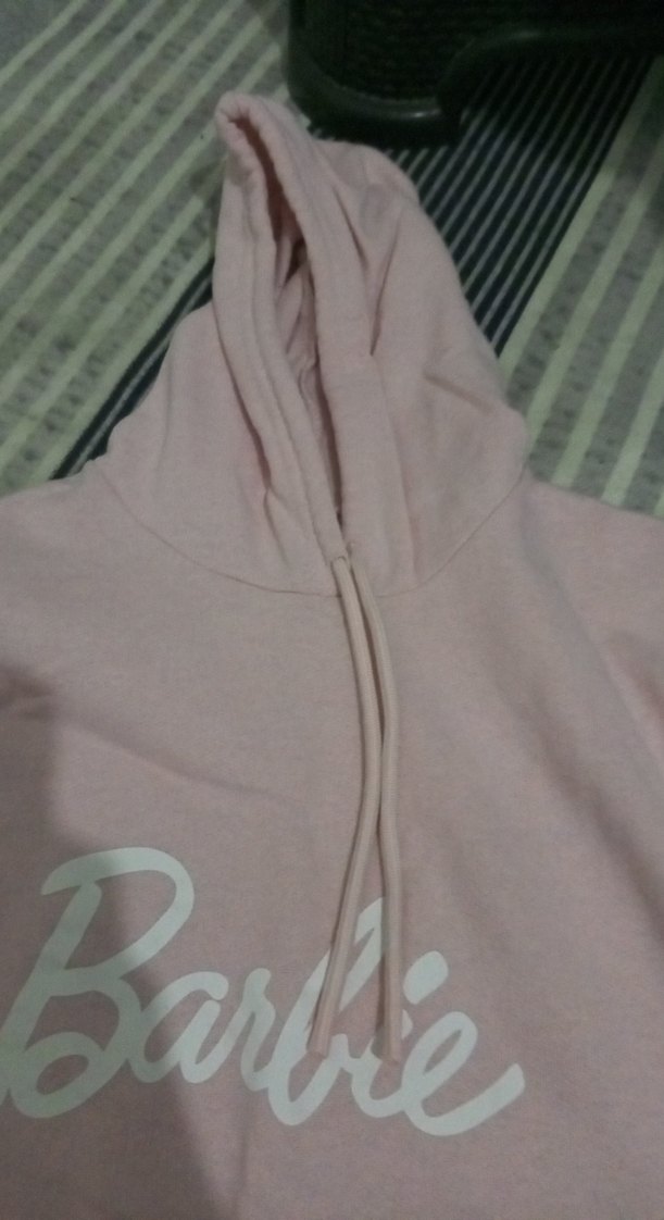 Pembe Kapüşonlu Kadın Sweatshirt - Görsel 3