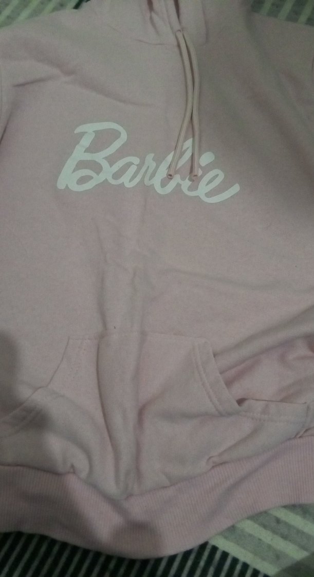 Pembe Kapüşonlu Kadın Sweatshirt - Görsel 2