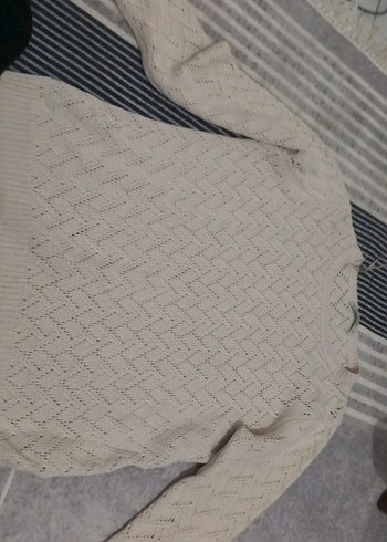 Gri Örgü Kadın Kazak - Görsel 4