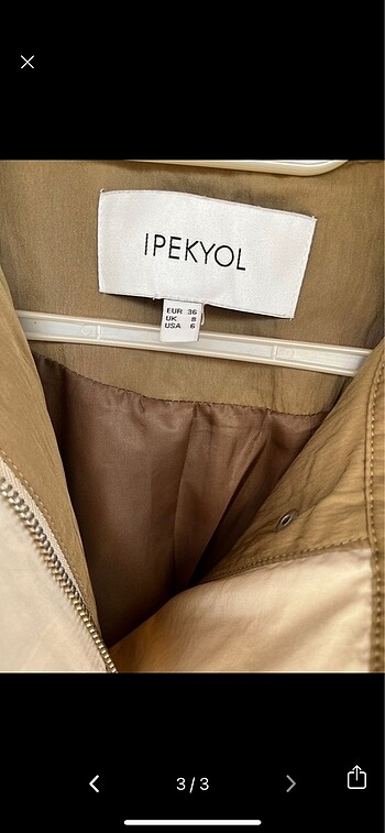 s Beden İpekyol trençkot
