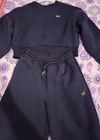 Kadın Mavi Rahat Kesim Eşofman Takımı - Görsel 2