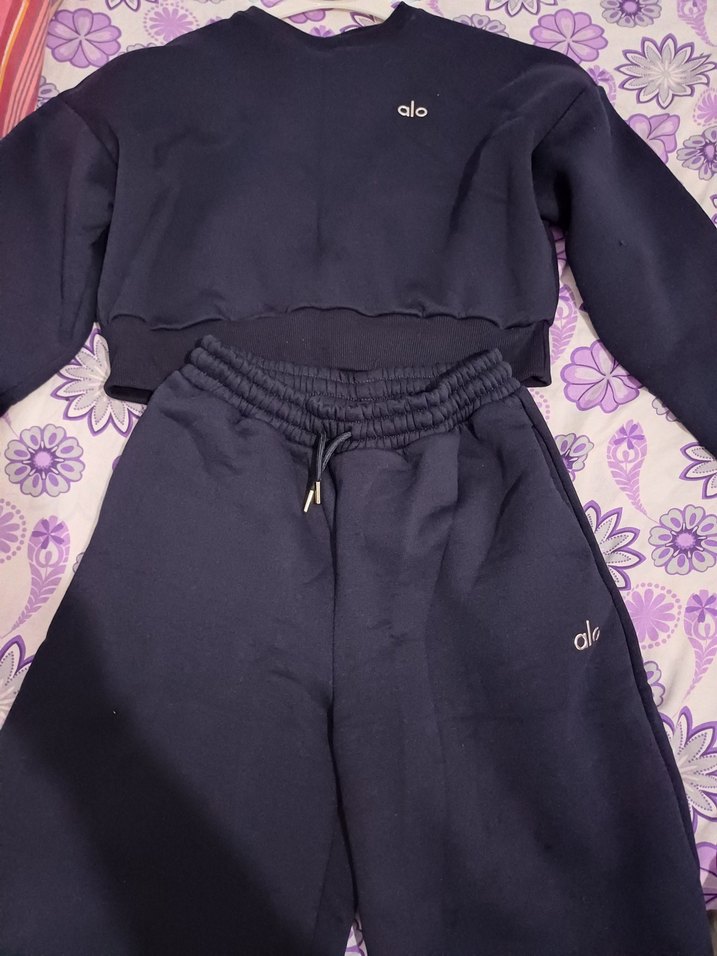 Kadın Mavi Rahat Kesim Eşofman Takımı - Görsel 2