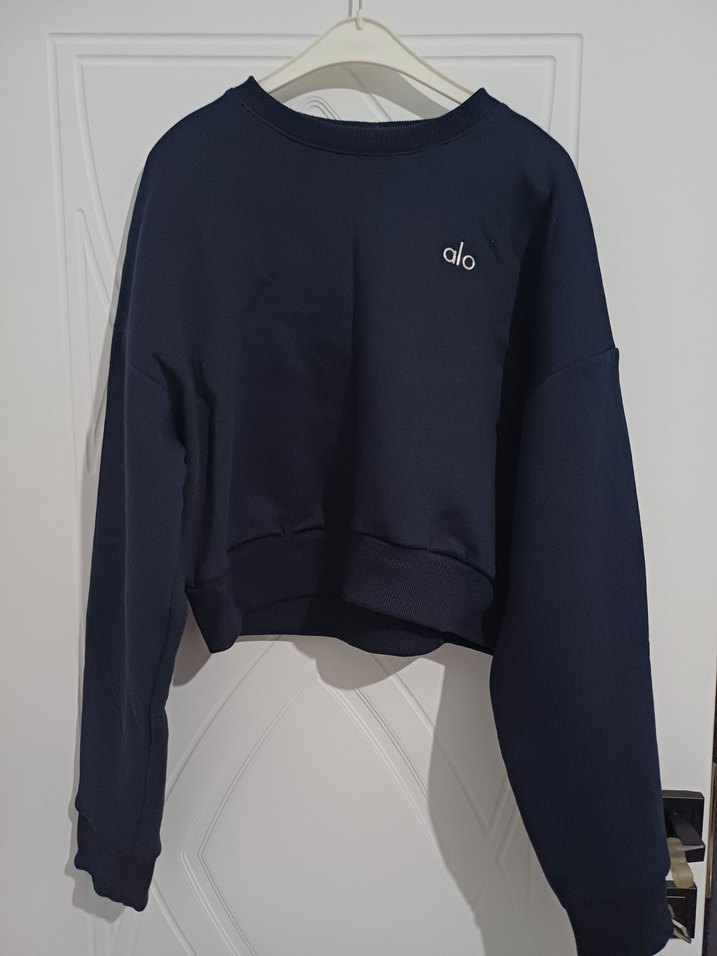 Kadın Mavi Rahat Kesim Eşofman Takımı - Görsel 4