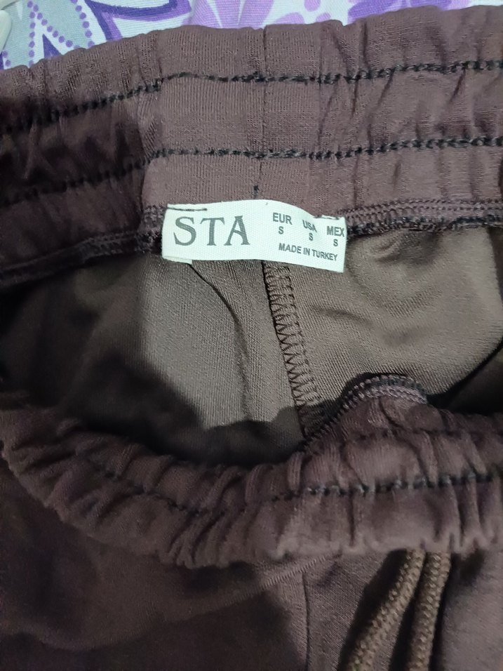 Kahverengi Kemerli Kadın Pantolon - Görsel 4