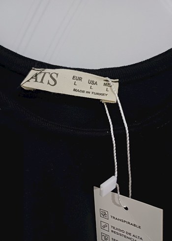 Siyah Pamuklu Uzun Kollu Bluz - Görsel 3