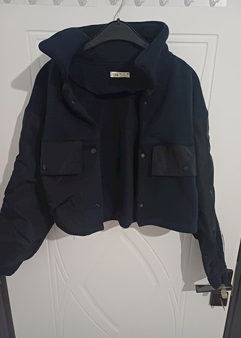 Düğmeli Siyah Kadın Ceket - Görsel 2