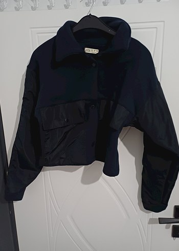 Düğmeli Siyah Kadın Ceket - Görsel 4