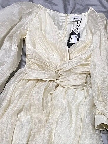 Zara Krem elbise