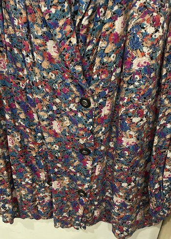 Çiçek Desenli Uzun Kadın Sabahlık - Görsel 2