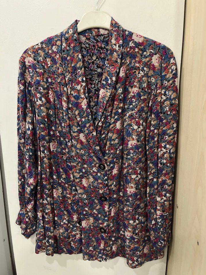 Çiçek Desenli Uzun Kadın Sabahlık - Görsel 3