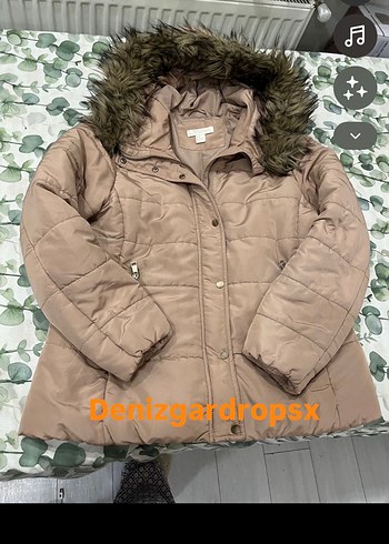 Bej Kadın Midi Kaban Kürk Detaylı - Görsel 2