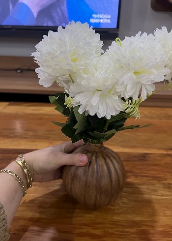 Ahşap vazo - Görsel 4