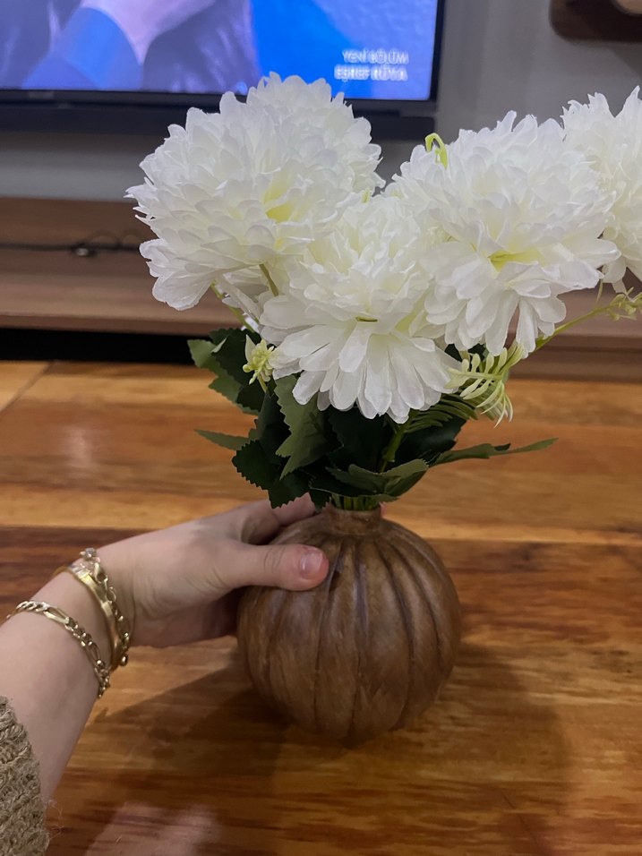 Ahşap vazo - Görsel 4