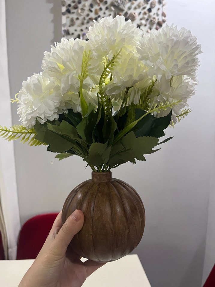 Ahşap vazo - Görsel 3