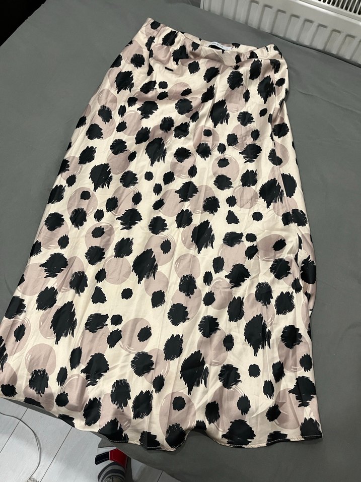 Leopar Desenli Uzun Kadın Etek - Görsel 2