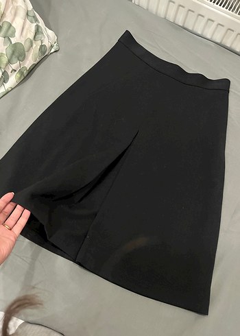 Siyah Pilili Kadın Uzun Etek - Görsel 3