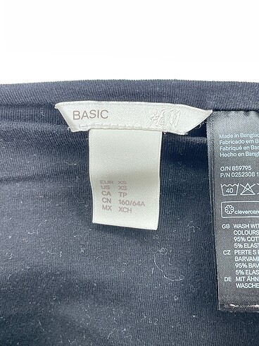 xs Beden siyah Renk H&M Bluz %70 İndirimli.