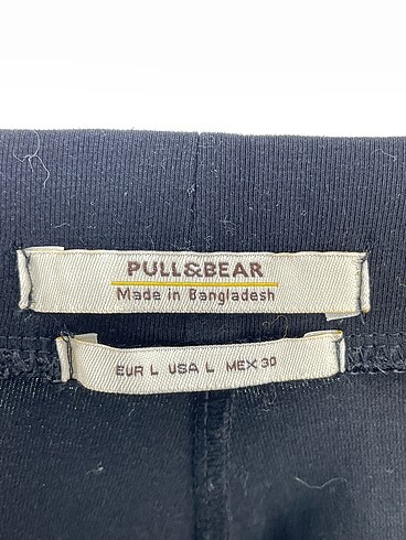 l Beden siyah Renk Pull and Bear Tayt / Spor taytı %70 İndirimli.