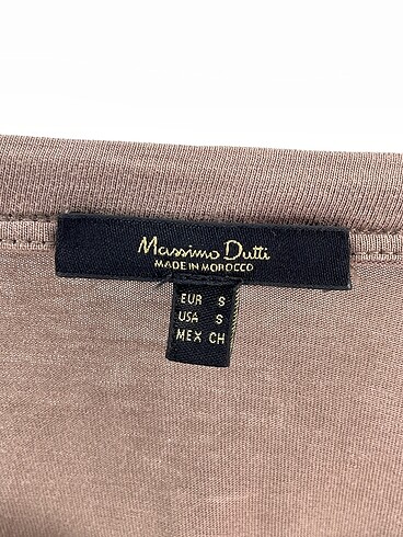 s Beden kahverengi Renk Massimo Dutti T-shirt %70 İndirimli.