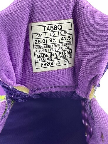 41,5 Beden mor Renk Asics Spor Ayakkabı %70 İndirimli.