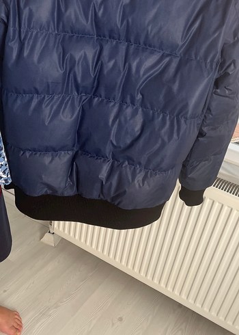 Düğmeli Erkek  Lacivert Mont - Görsel 2