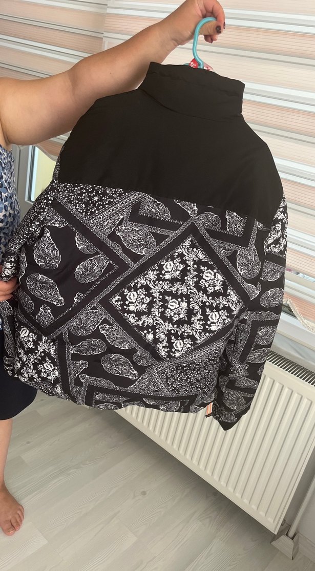 Desenli unisex Kadın Street Wear Ceket - Görsel 2