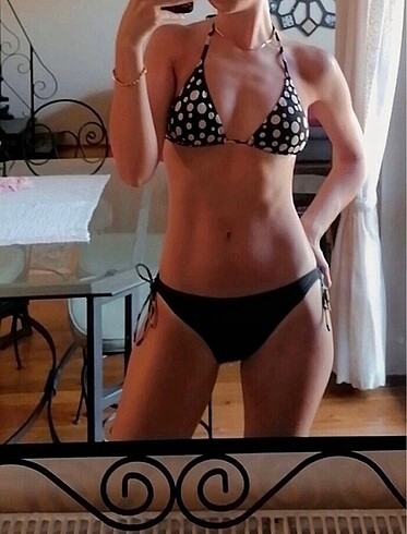 s Beden siyah Renk Penti bikini (alt-üst)