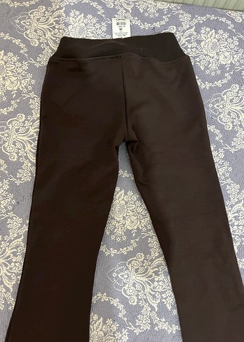 Kahverengi Esnek İspanyol Paça Tayt - Görsel 3