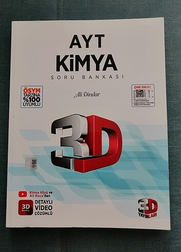 3D AYT KİMYA SORU BANKASI 