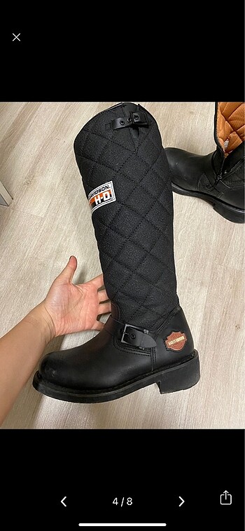 38 Beden siyah Renk harley davidson siyah cizme