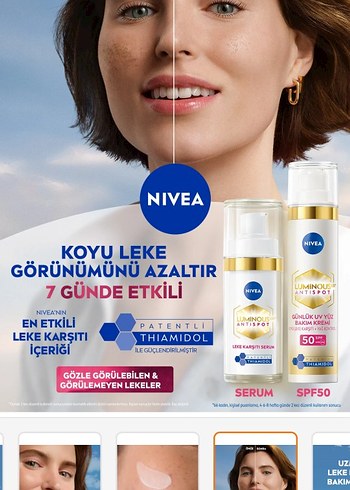 Nivea Luminous630 SPF50 Gündüz Yüz Kremi 40 ml güneş koruyucu - Görsel 4