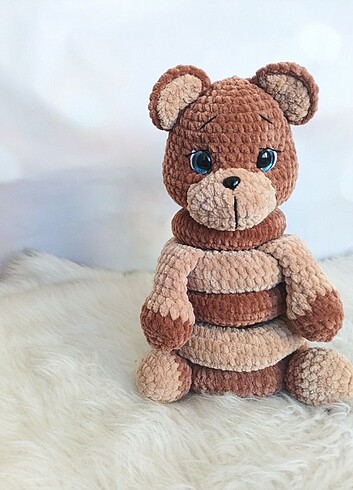  Beden Amigurumi peluş ayı 