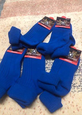 Mavi Erkek Midi Çoraplar - COUSVOLANTE - Görsel 3